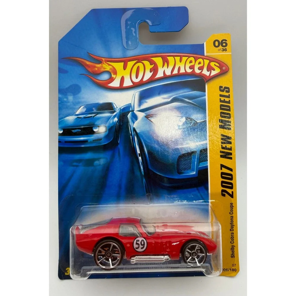 Hot Wheels Lot 4 Shelby Cobra Daytona Sho-Stopper Mini Cooper Jaguar D-Type 1:64
